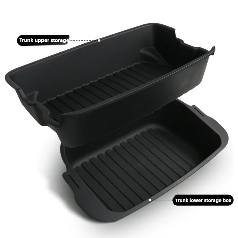 Organizador de maletero para Tesla Model Y Juniper 2025, doble nivel - imagen 2