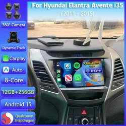 Radio Android con CarPlay para Hyundai Elantra 2011-2015