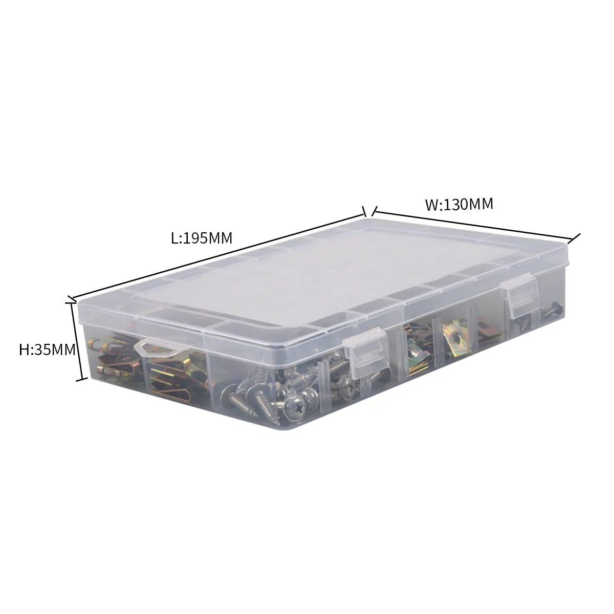 200 Uds sujetadores de velocidad 6/8/10/12 tuercas en U tornillo autorroscante Clips en U Panel de ajuste Interior - imagen 4