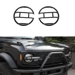 Cubierta de faro y tapa lateral Ford Bronco 2021-2023 negra