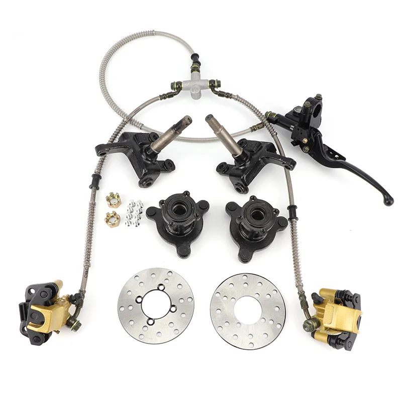 Kit de manguetas, bujes y freno hidráulico para ATV 110-125 cc