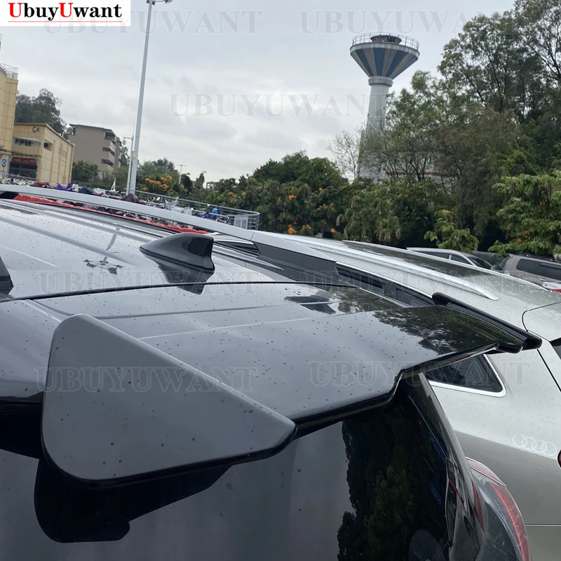 Alerón de techo para BMW Serie 1 E81 E82 E87 E88 2004-2011 alerón trasero Abs con apariencia de carbono alerón de labio Hatchback Universal - imagen 4