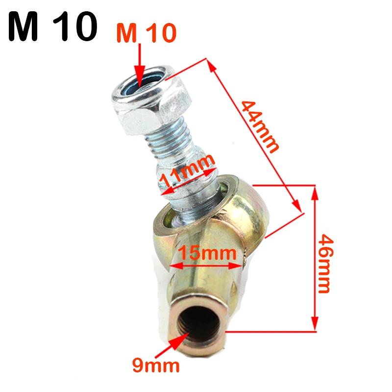 Rótulas de dirección M8/M10 para Mini ATV, Go Kart y Buggy - imagen 3