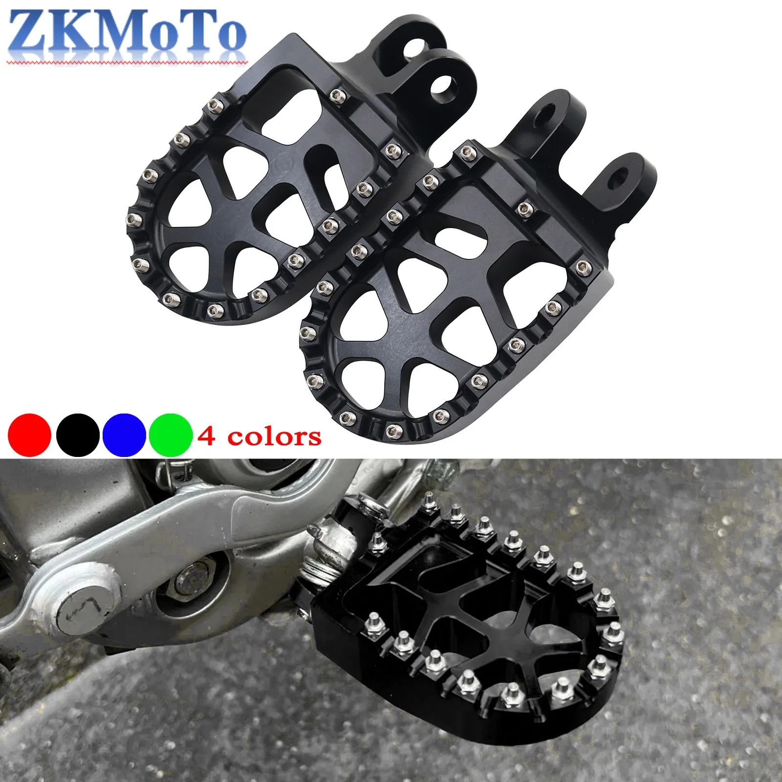 Reposapiés de moto para Honda XR/CRF y Kawasaki KLX/KLR