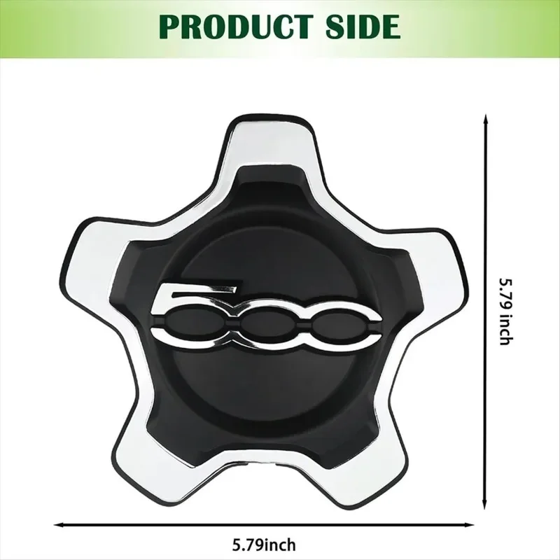 6AN69LXHAA nueva cubierta de tapa central de rueda de coche tapas de cubo central para Fiat 500X 2016 2017 2018-2022 cubierta antipolvo accesorios de coche 735626312 - imagen 5