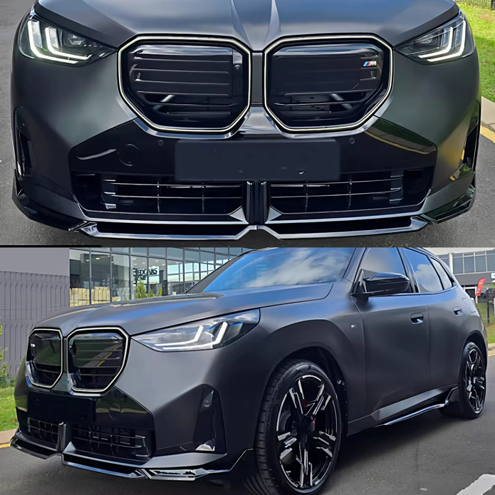 Kit exterior negro brillo para BMW X3: labios, parrillas y espejos - imagen 3