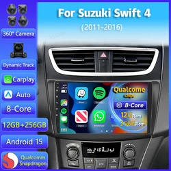 Unidad Android 15 CarPlay GPS para Suzuki Swift 4 2011-2016