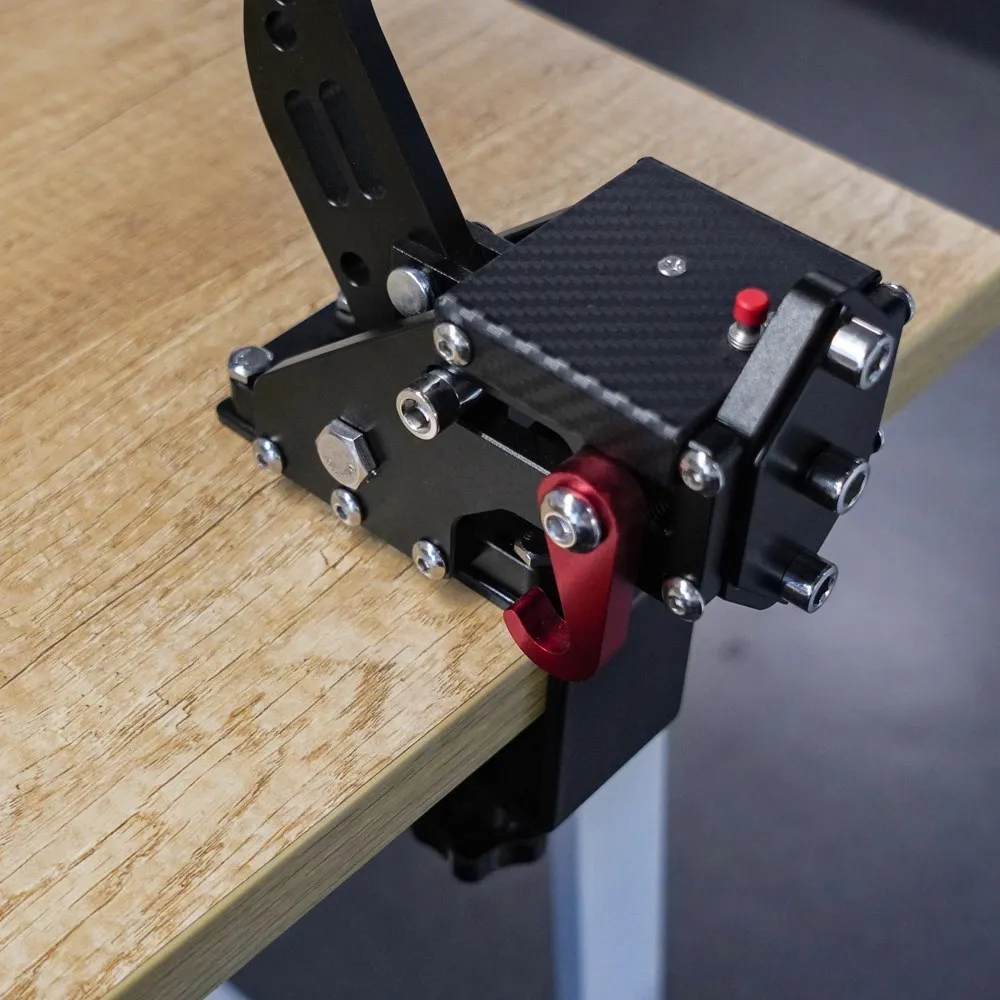 Soporte freno de mano SIM racing USB – acero inoxidable negro - imagen 5