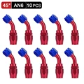 AN6 45 Degree Red