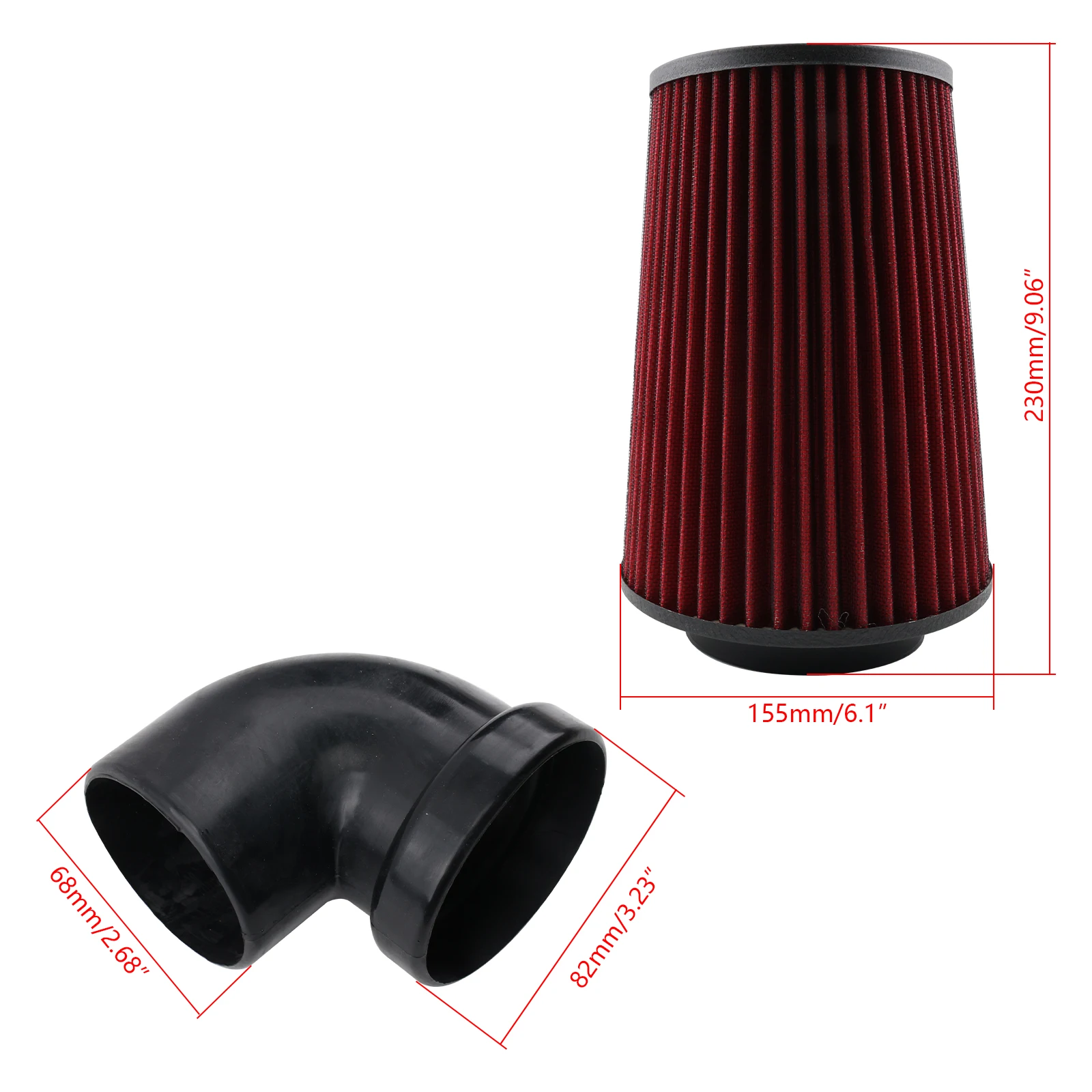Admisión aire frío aluminio Audi A4 A5 Quattro 2.0 T 2013-2016 - imagen 2