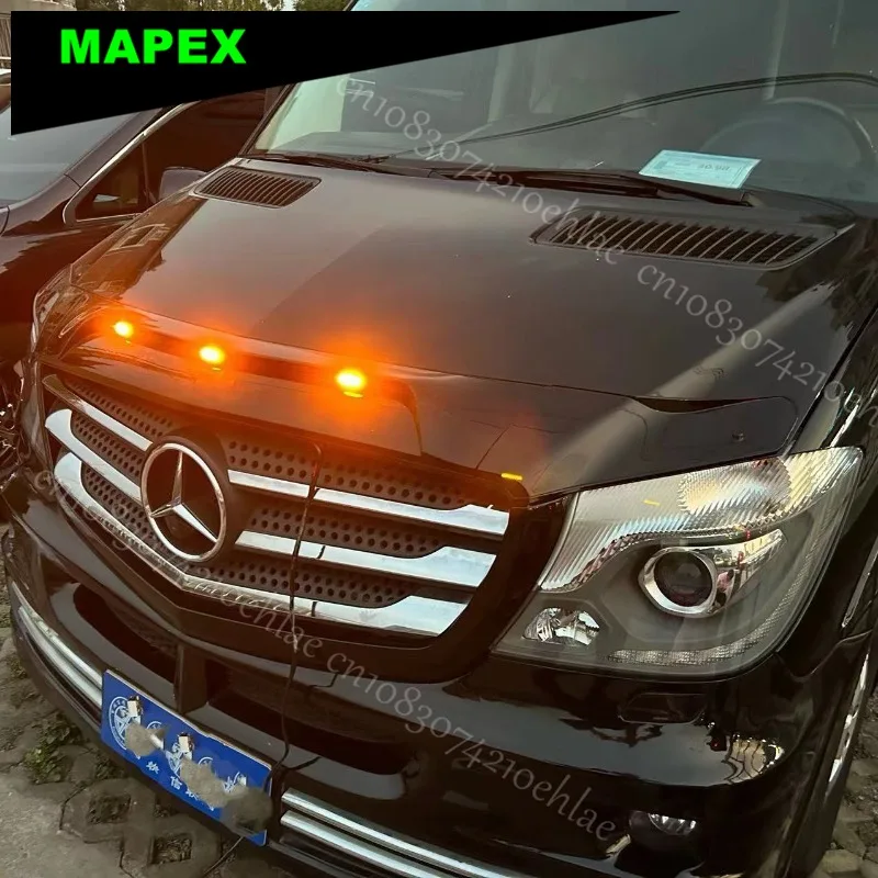 Protector de capó negro para Mercedes Sprinter W906 2014-2017 - imagen 2