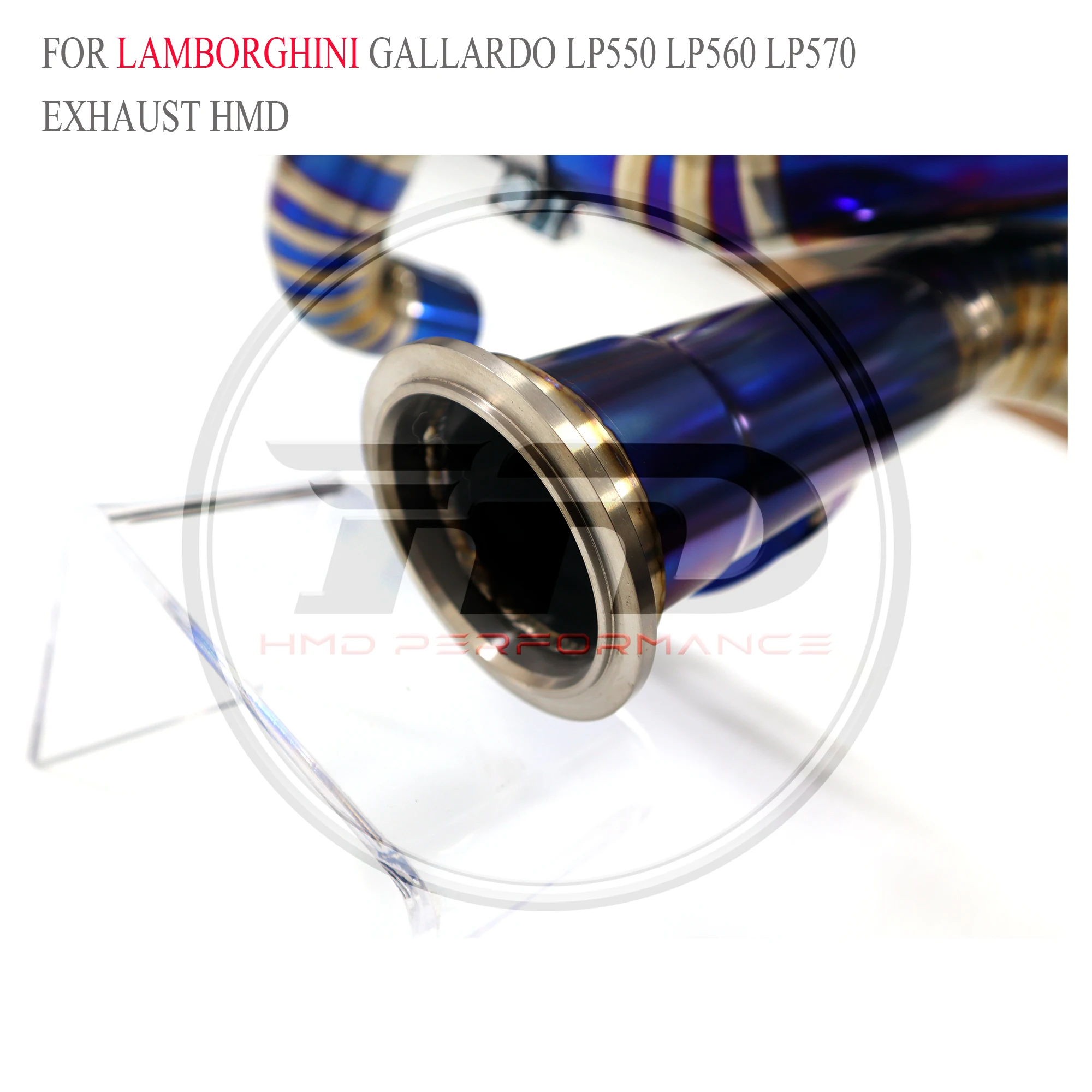 HMD Escape deportivo catback titanio Lamborghini Gallardo LP550-570 - imagen 3