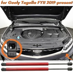 Puntales de capó Geely Tugella FY11 amortiguadores gas elevación