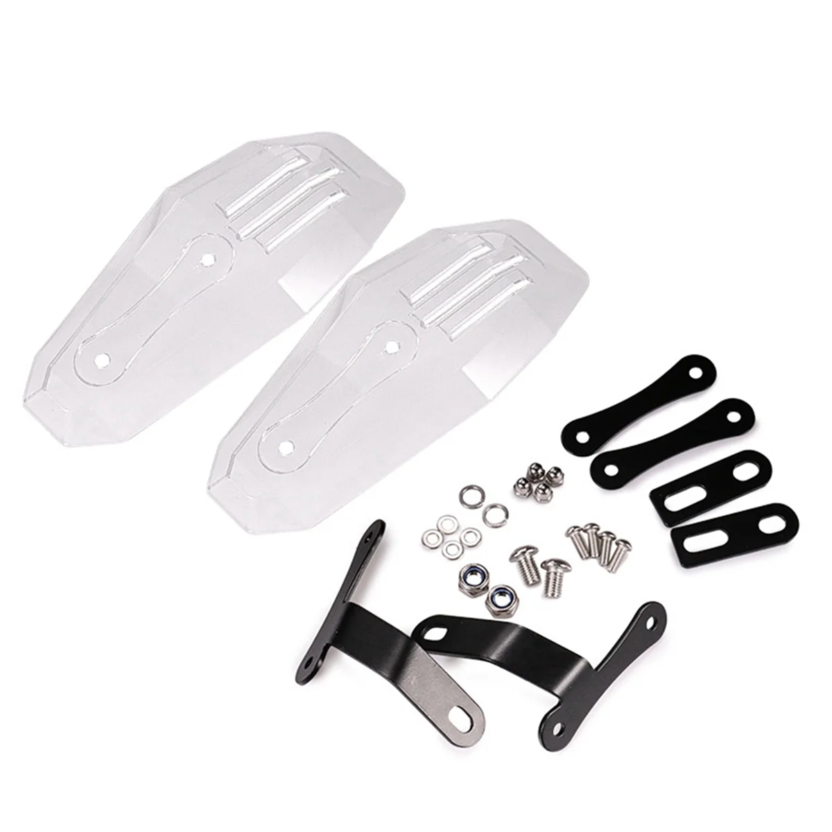 Protector de mano de motocicleta transparente para manillar - imagen 5