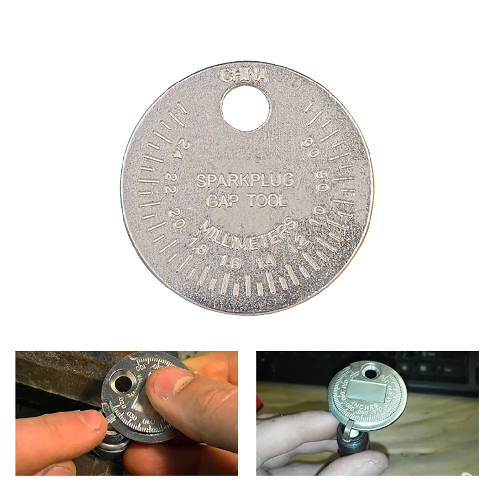 Calibre de bujías tipo moneda 0,6-2,4 mm – Galga de medición - imagen 3