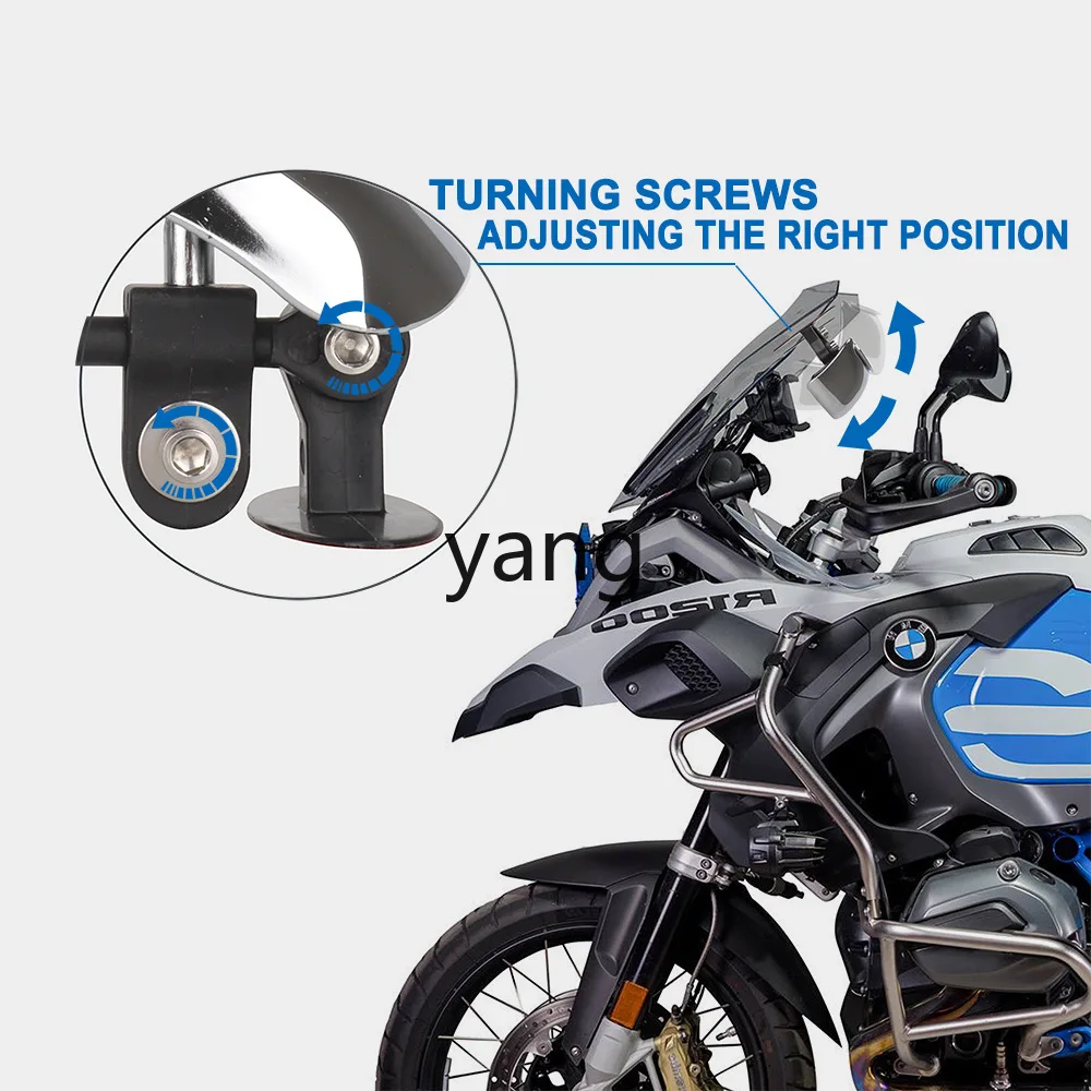 Espejos retrovisores gran angular Lhh para motorcycle - imagen 3