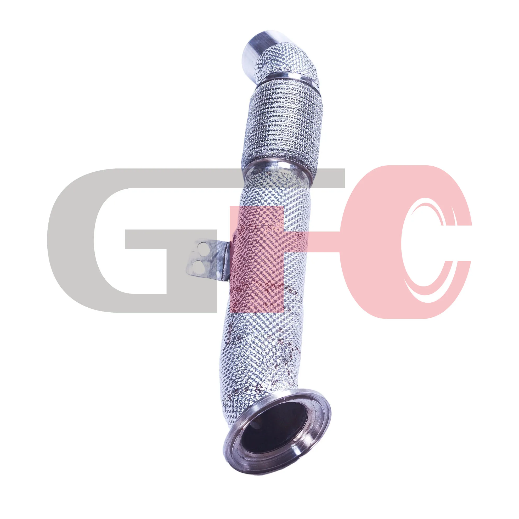 Downpipe catless 3,5" acero inoxidable BMW M340i M40i B58 3.0T - imagen 3