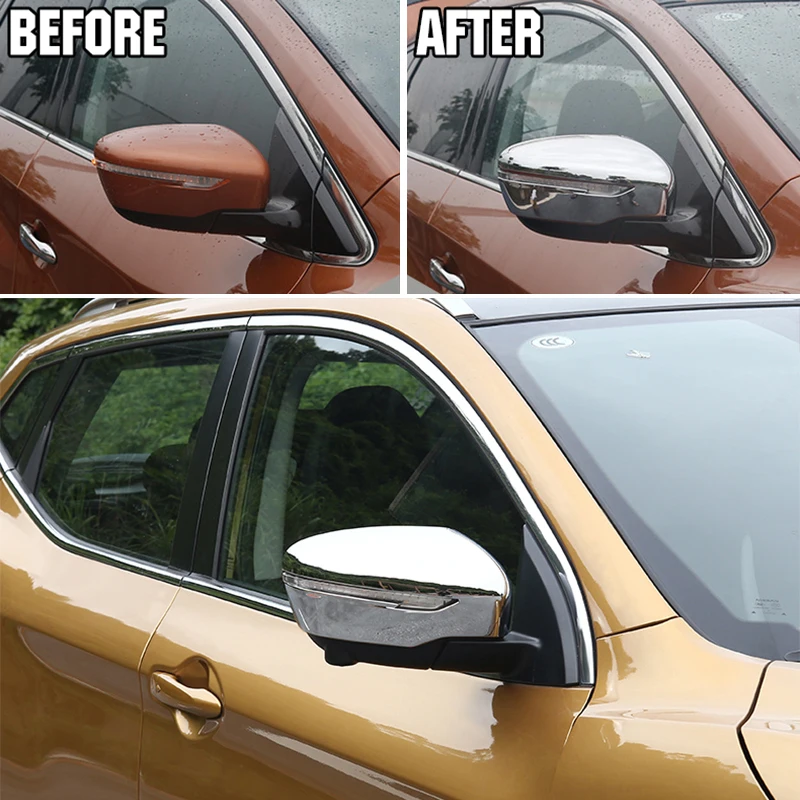 Tapa cromada de retrovisor Nissan Qashqai J11 2014-2019 - imagen 3