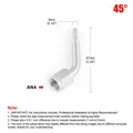 AN4 45 degrees