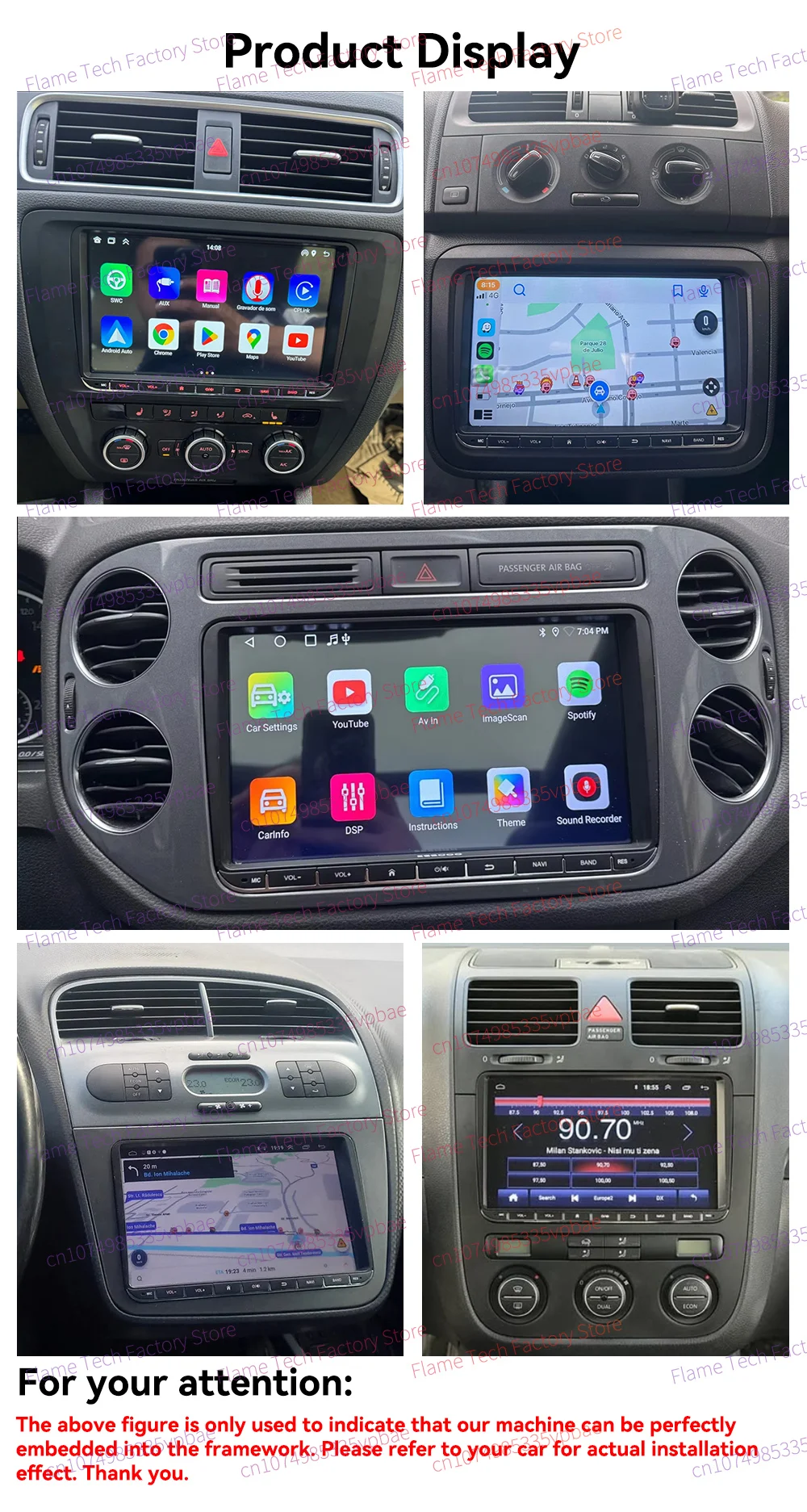 Interfaz Android de la radio para VW Beetle