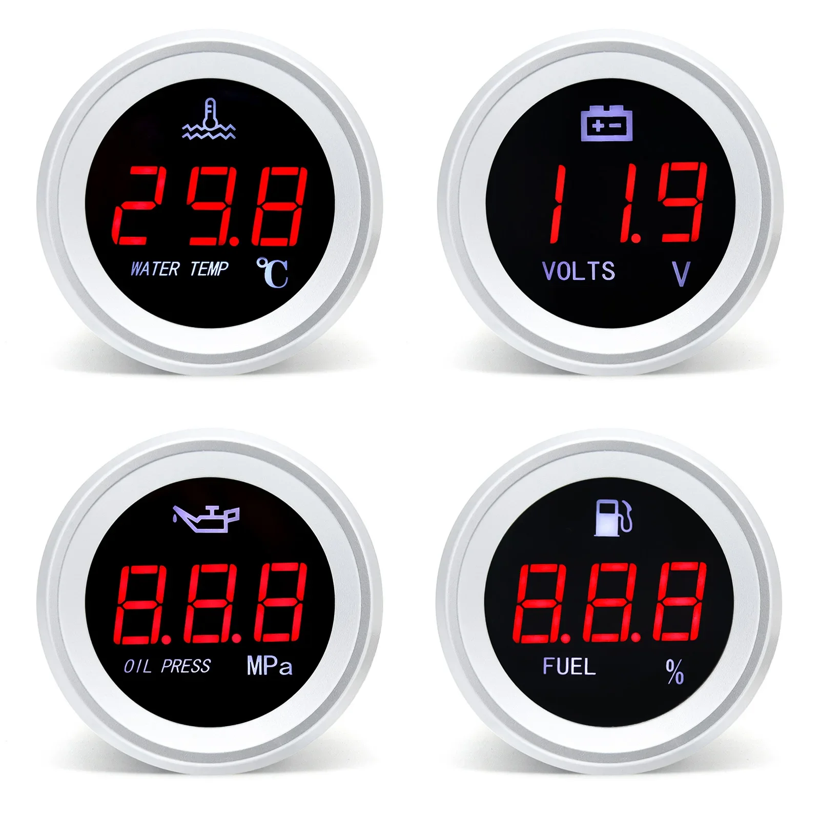Indicador digital LED multitarea