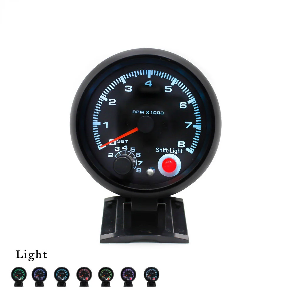 Tacómetro 80 mm 0-8000 rpm para motores de 4, 6 y 8 cilindros - imagen 2