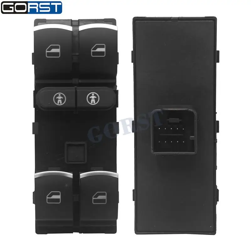 Interruptor elevalunas 7P6959857 para VW Sharan, Touareg y Seat Alhambra - imagen 2