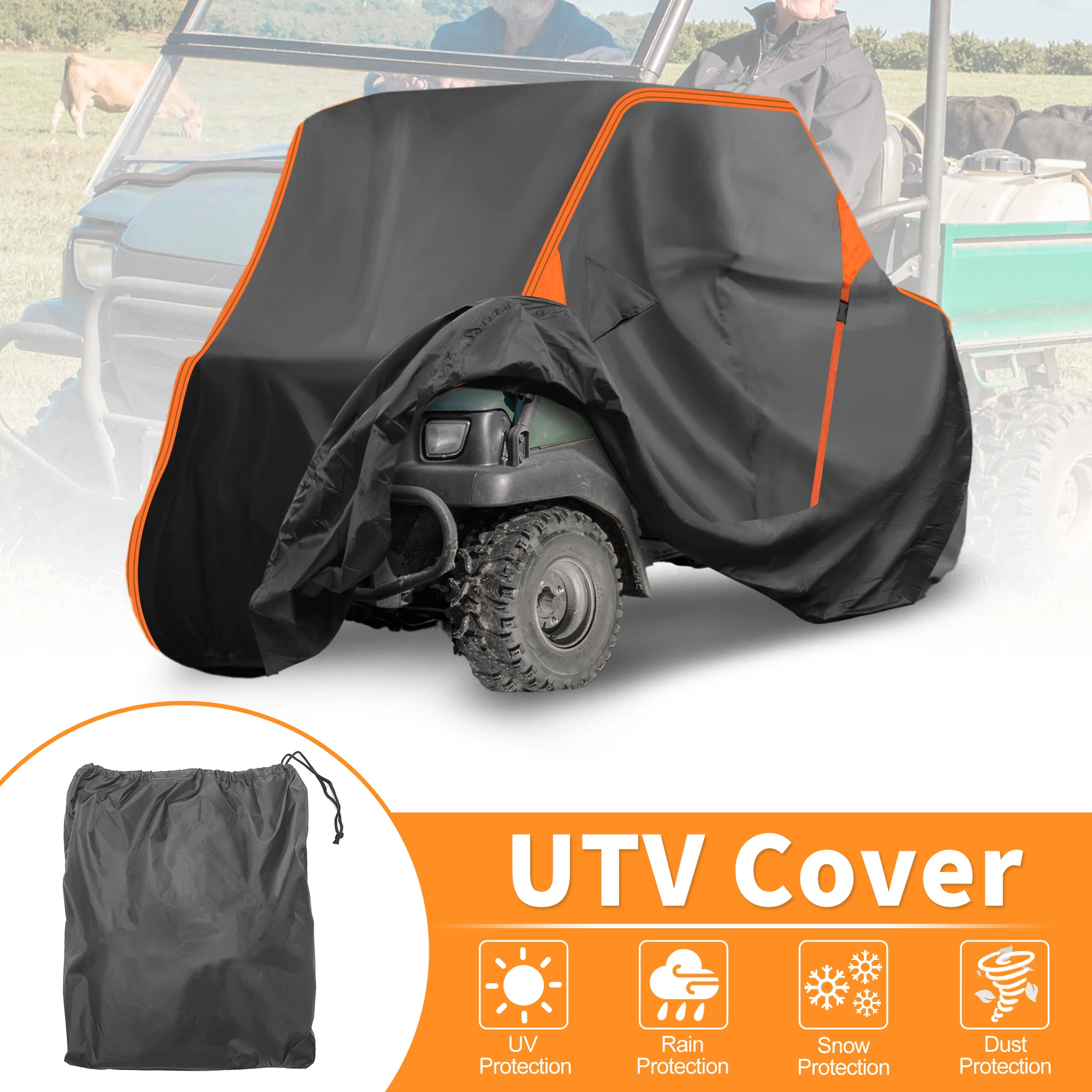 Funda impermeable UXCELL para Kawasaki Mule SX UTV - imagen 2