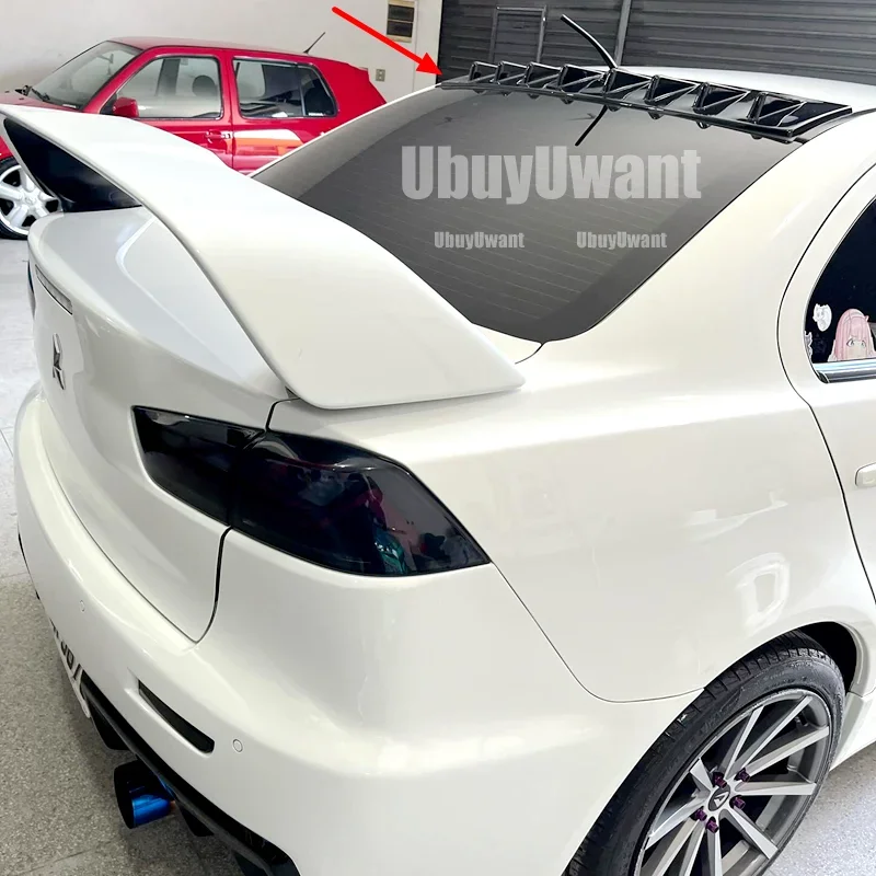 Alerón de techo en ABS para Mitsubishi Lancer EX 2009-2016 UBUYUWANT - imagen 2