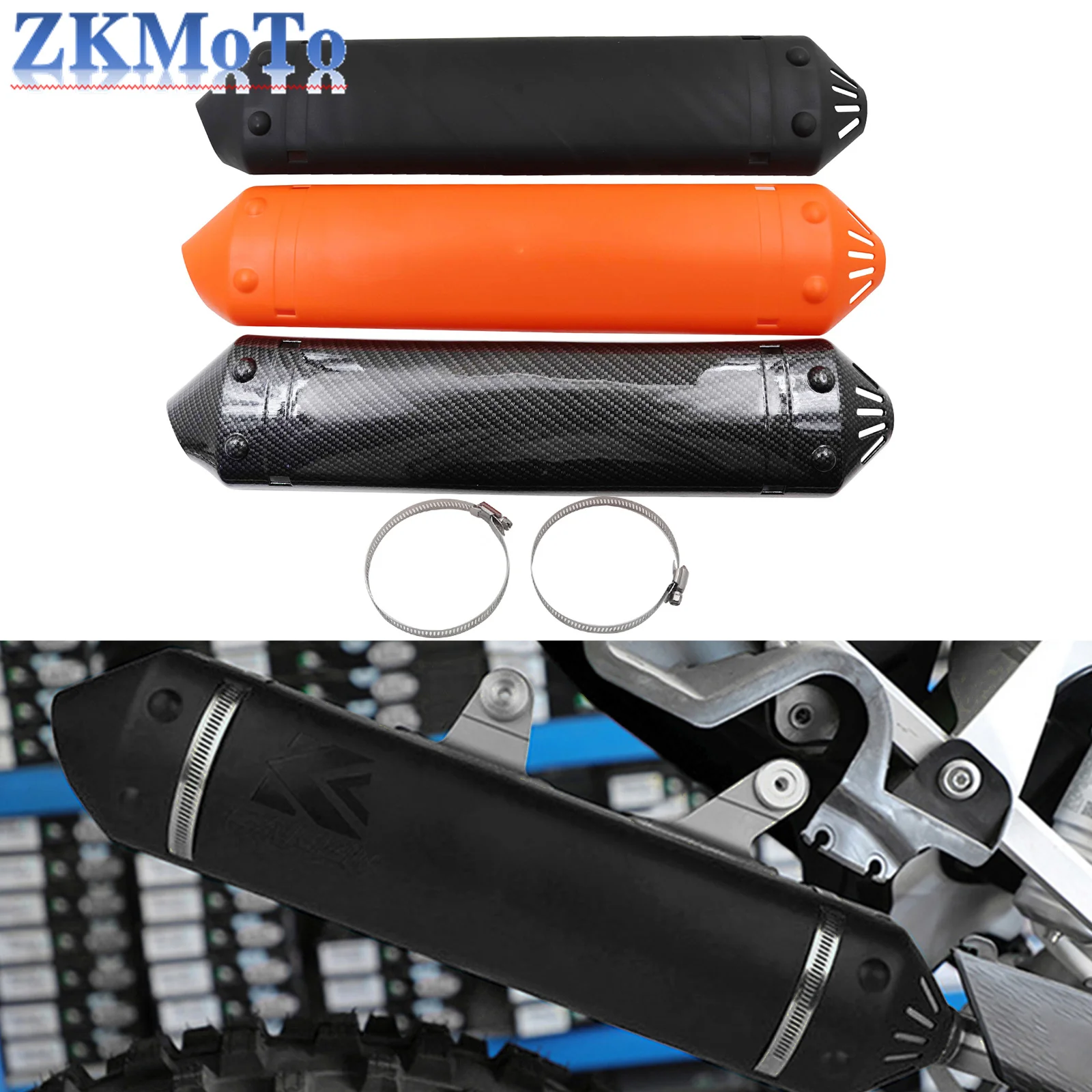Protector de escape trasero KTM EXC/XC/XCW 250-300 TPI y Husqvarna TE