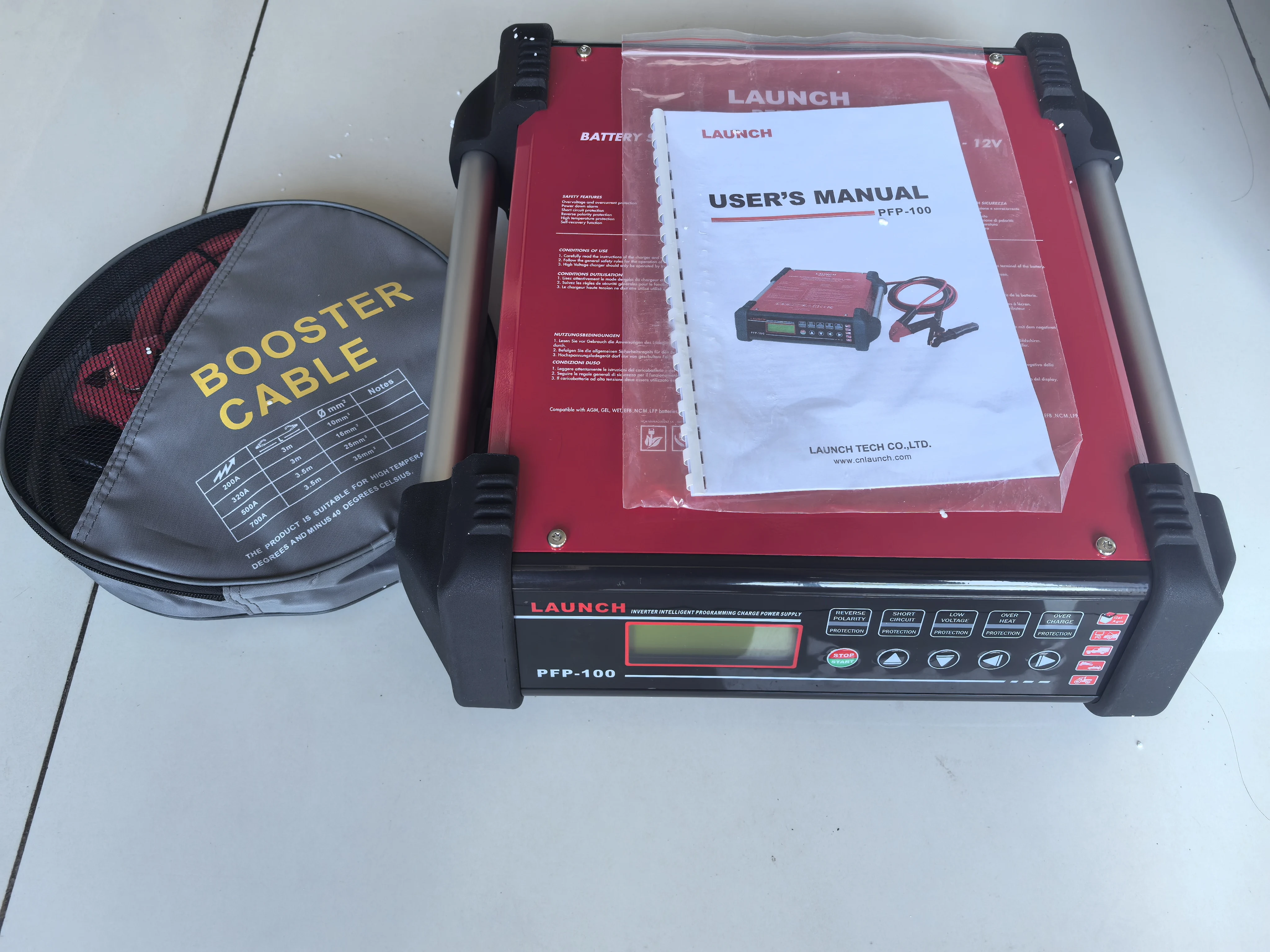 LAUNCH PFP-100 Cargador de batería y mantenedor para programación - imagen 2