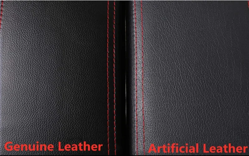 Comparativa materiales cuero Genius vs cuero artificial