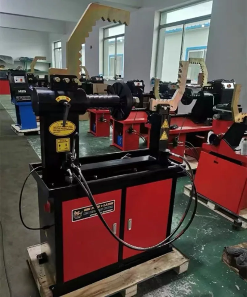 Máquina enderezadora de llantas y reparación cubos rueda aleación - imagen 2