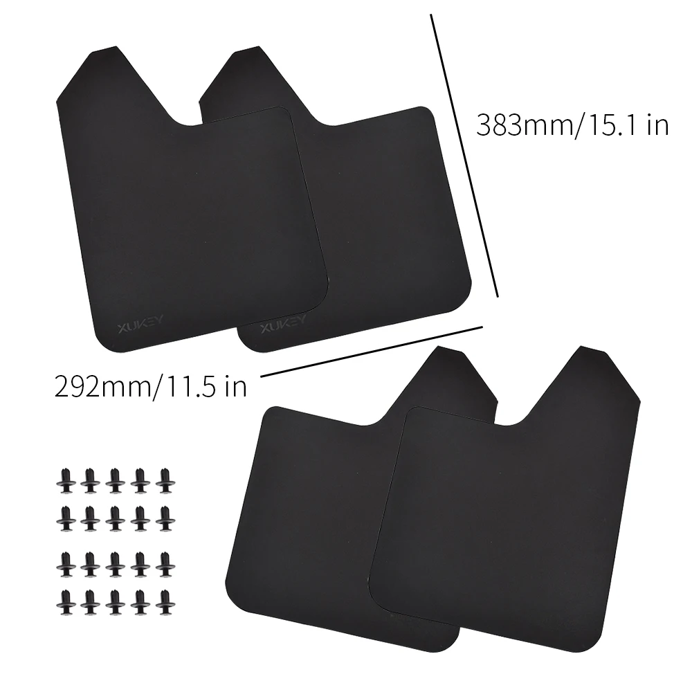 **4x guardabarros guardabarros para Ford F-Series F-150 F-250 F-350 F-450 F-550 F-600 F150 F250 F350 F450 F550 F600** - imagen 2