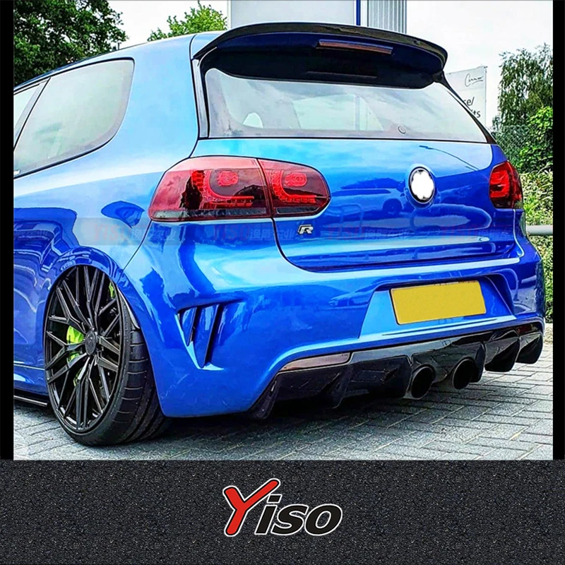 Adecuado para GOLF 6 GTI R20 R atajo modificado GOLF 6 GTI R20 R fibra de carbono GOLF 6 Reife labio trasero - imagen 4