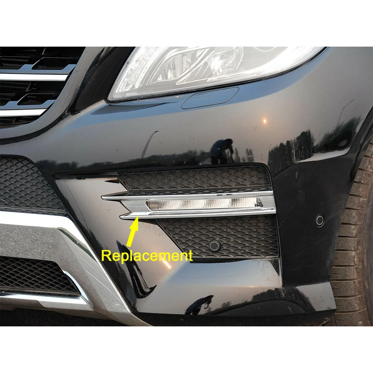Rejilla para luz diurna Mercedes-Benz ML W166 1668852822 - imagen 2