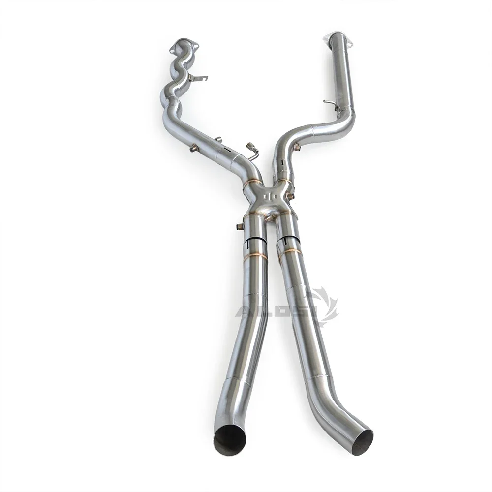 Tubo intermedio de escape BMW M2/M2C G87 3.0T de acero inoxidable - imagen 2