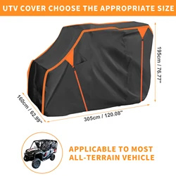 Funda impermeable UXCELL para Honda Pioneer-1000-5