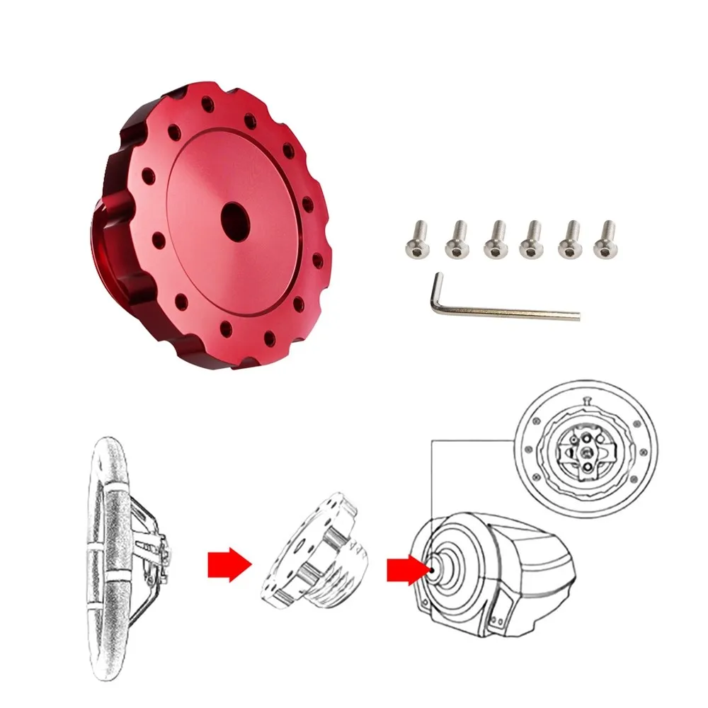 Kit adaptador de volante Thrustmaster T300/T500RS de aluminio - imagen 4