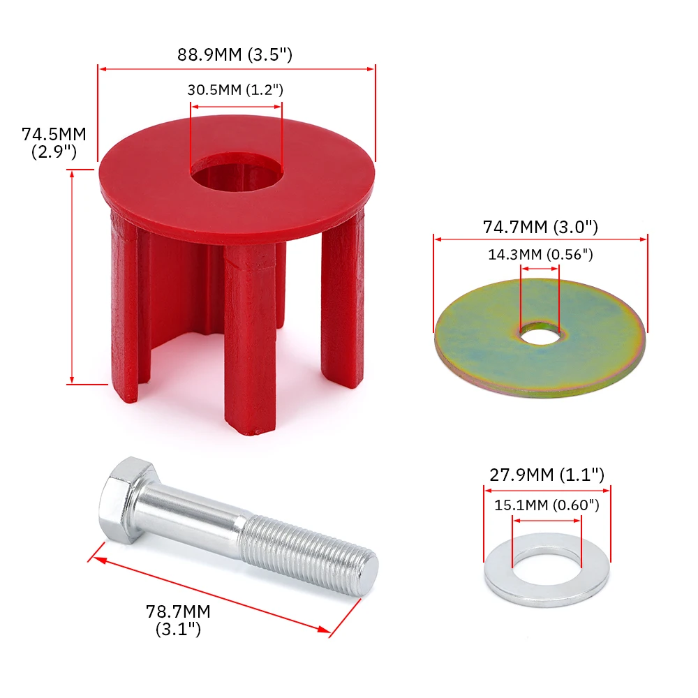 Kit montaje brazo motor delantero WLR para VW Golf GTI 2.0 TSI - imagen 2