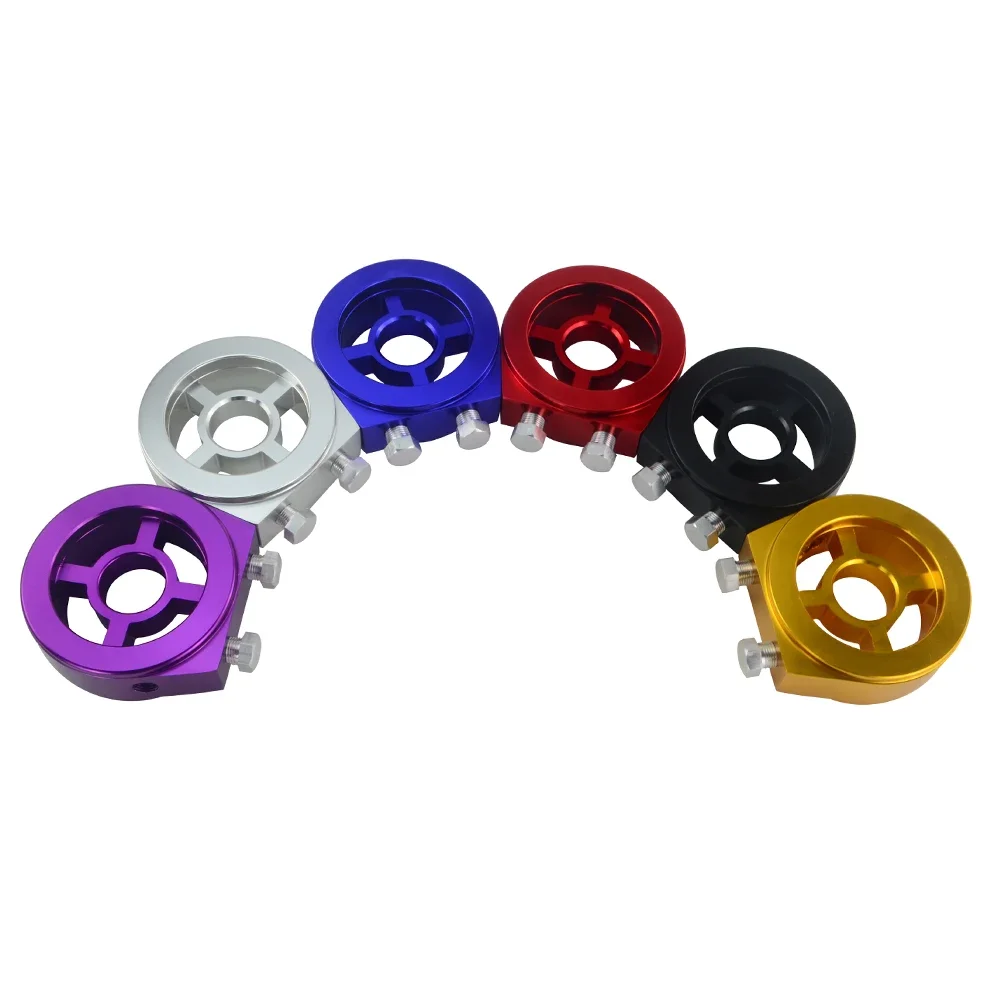 Adaptador universal de placa tipo sándwich de enfriador de filtro de aceite JDM: M201.5 y 3/4-16 para piezas automotrices de medidor de automóvil - imagen 3