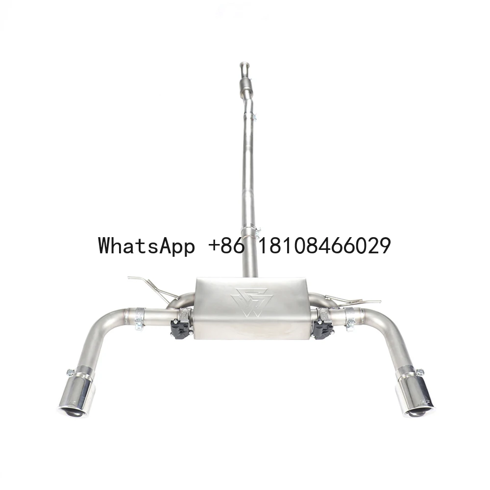 Tubo de escape trasero Valvetronic BMW Serie 1 116-125 punta y bajante
