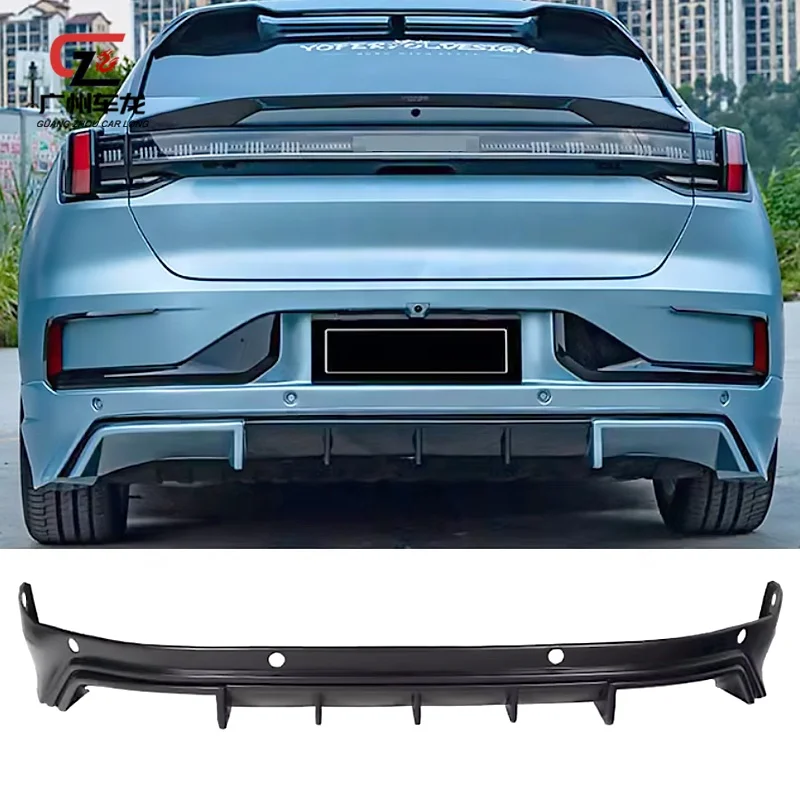 Kits de carrocería de coche estilo Yofer, difusor trasero de labio delantero, faldas laterales para nuevo Zeekr 001 2024, piezas exteriores de Material ABS - imagen 5