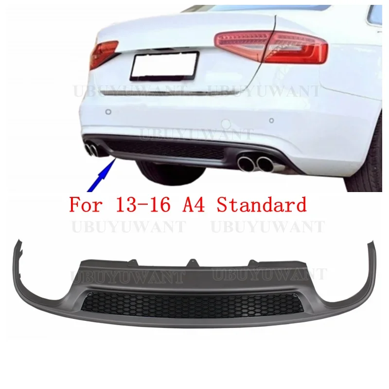 Parachoques trasero Audi A4 B8.5 S-Line con difusor y escape - imagen 3