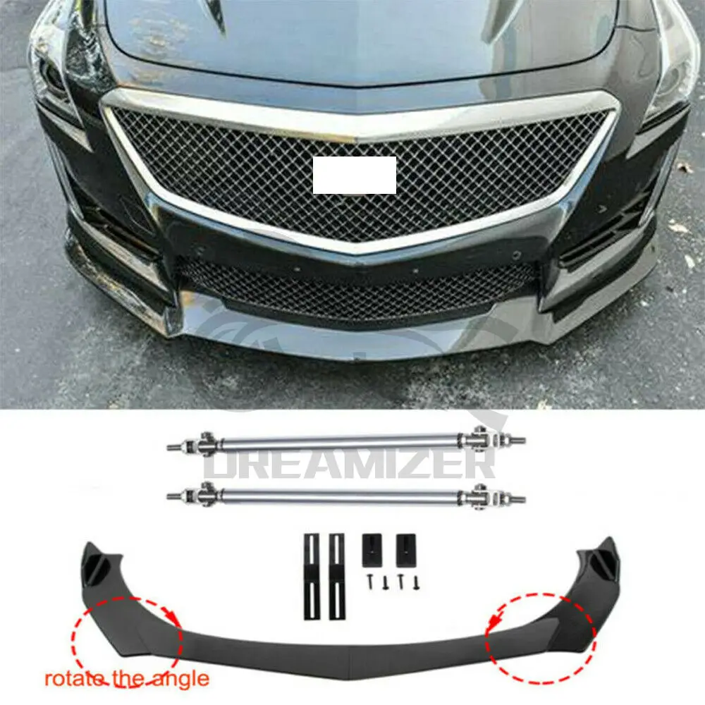 Kit de labio delantero en fibra de carbono para Cadillac CT4/ATS
