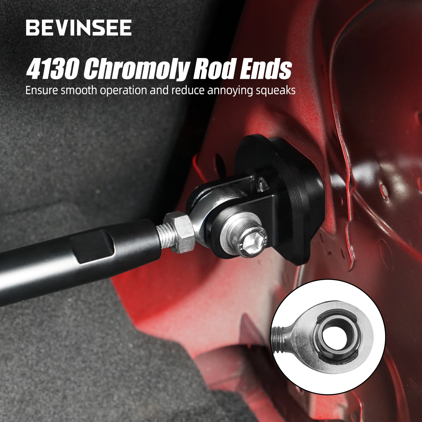 Bevinsee soportes chassis trasero ajustables Audi A3 8V Golf 7 GTI - imagen 3