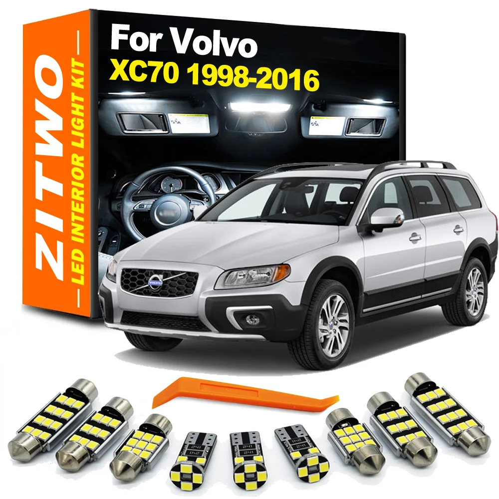 ZITWO Kit de bombillas LED interiores para Volvo XC70 (1998-2016)