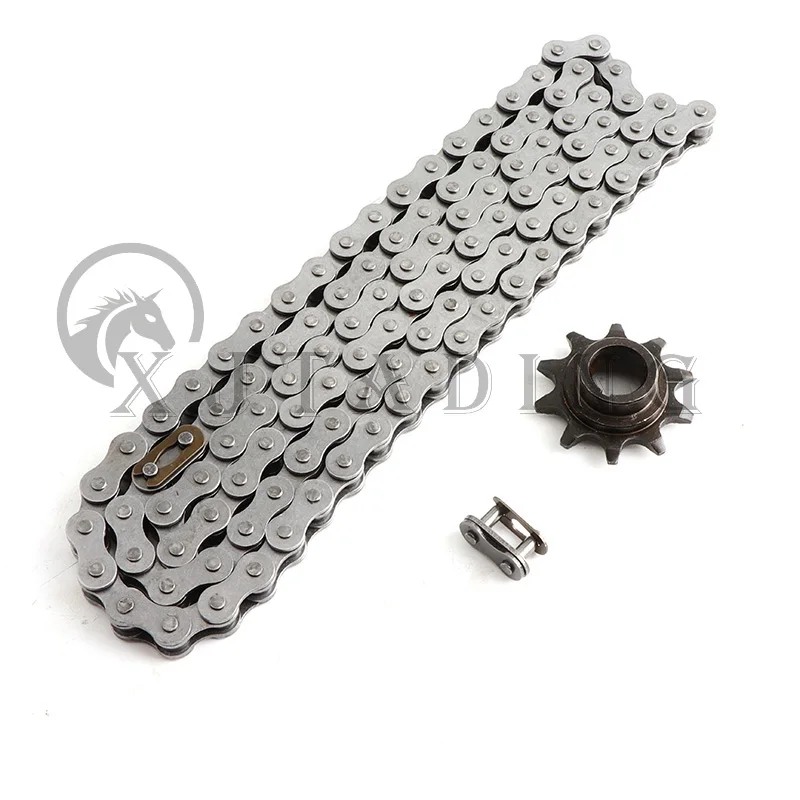 Cadena 415 con piñón para motor de bicicleta de 49-80 cc