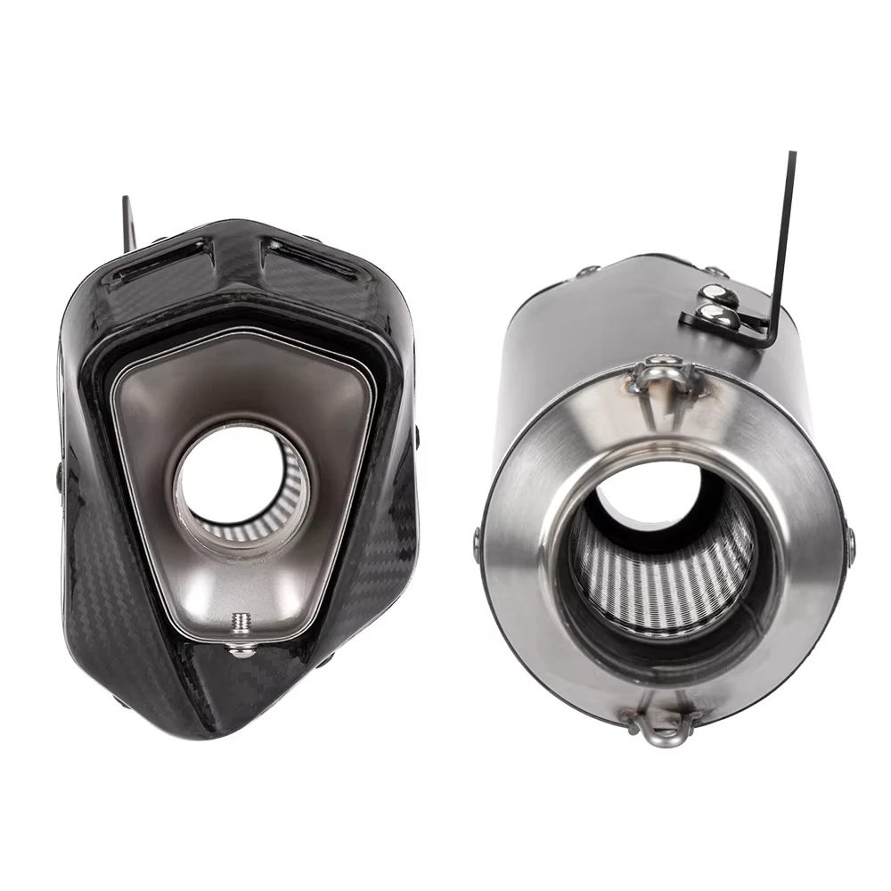 RCAING Silenciador de escape universal para moto Yamaha MT-09 - imagen 4
