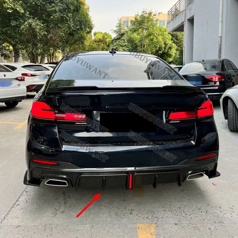 Difusor trasero de carbono y aleron labio para BMW 5 Series M5 F90 - imagen 5